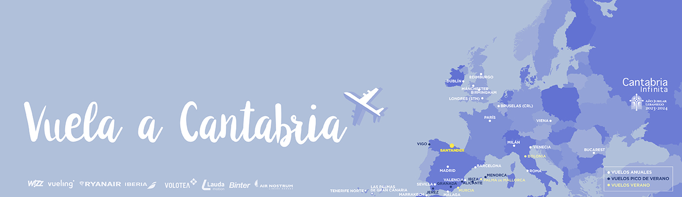 Cantabria - Como llegar - Conexiones aéreas - por avión